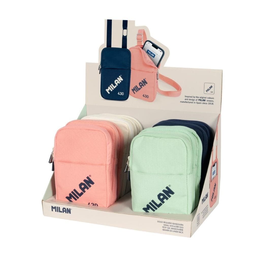 Milan Mini Torebki na Ramię Mix Kolorów 12 sztuk