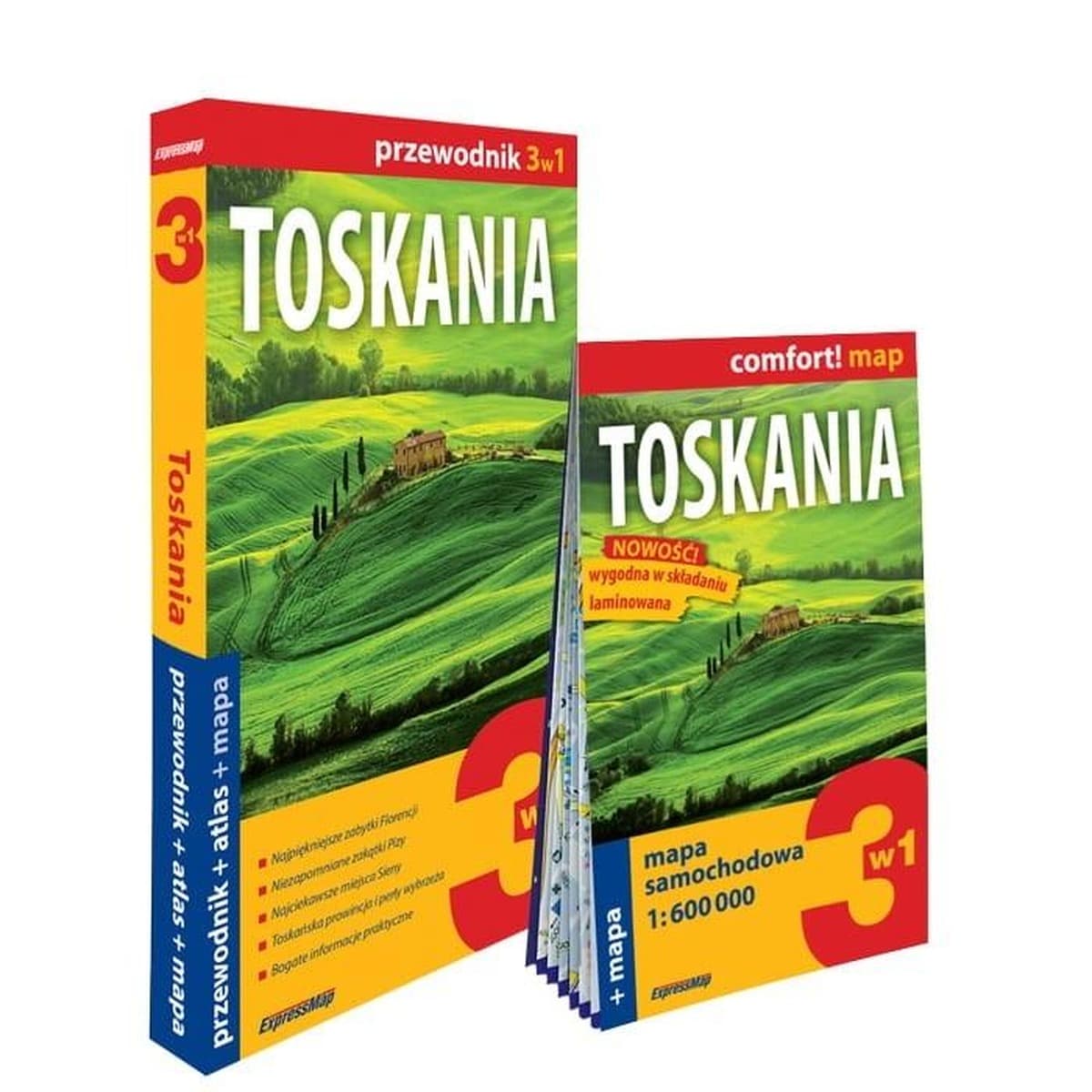Toskania 3w1 Przewodnik Atlas Mapa – Kamila Kowalska