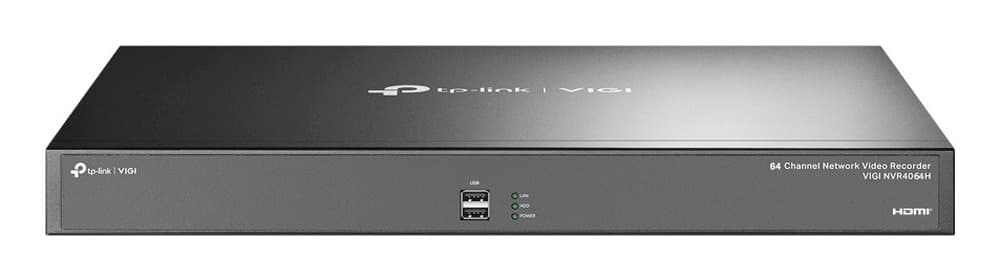 TP-Link VIGI NVR4064H Sieciowy Rejestrator Wideo Czarny