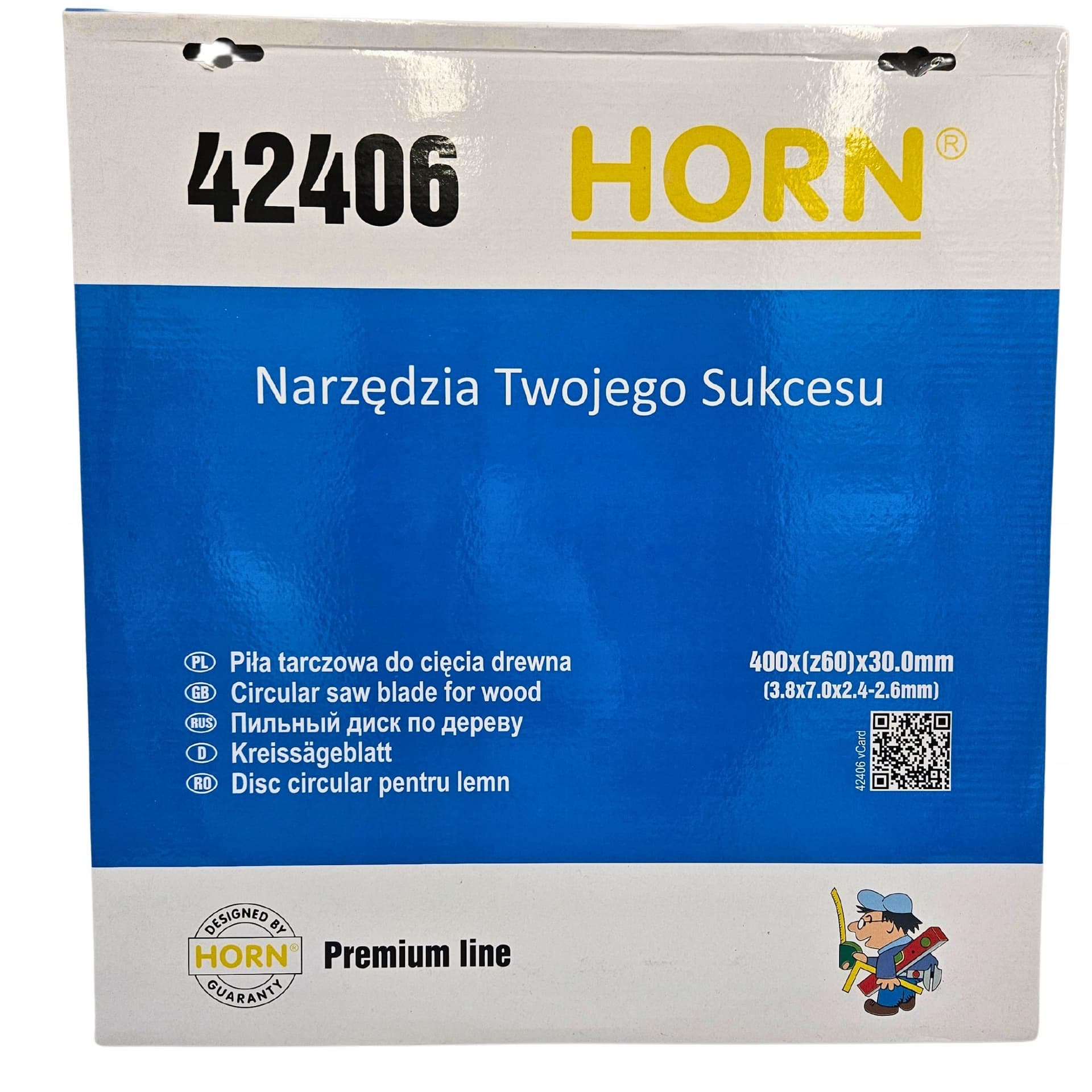 Tracza tnąca do drewna 400x30mm (Z60) zęby (42406)