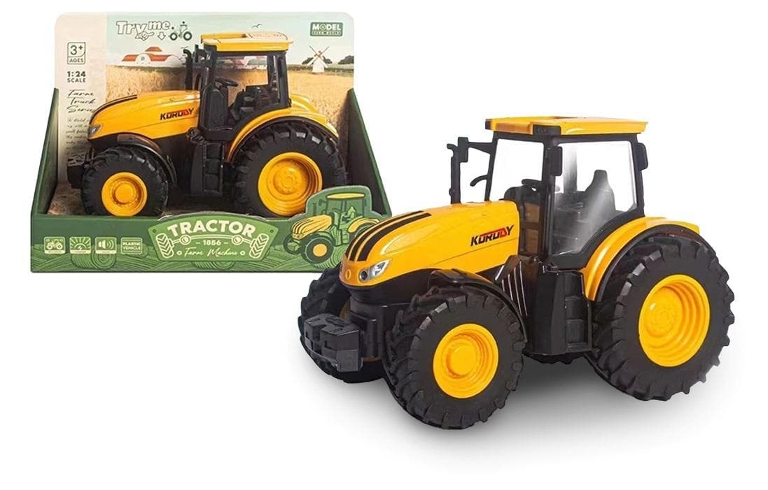 Traktor rolniczy z napędem frykcyjnym 1:24 efekty świetlne i dźwiękowe