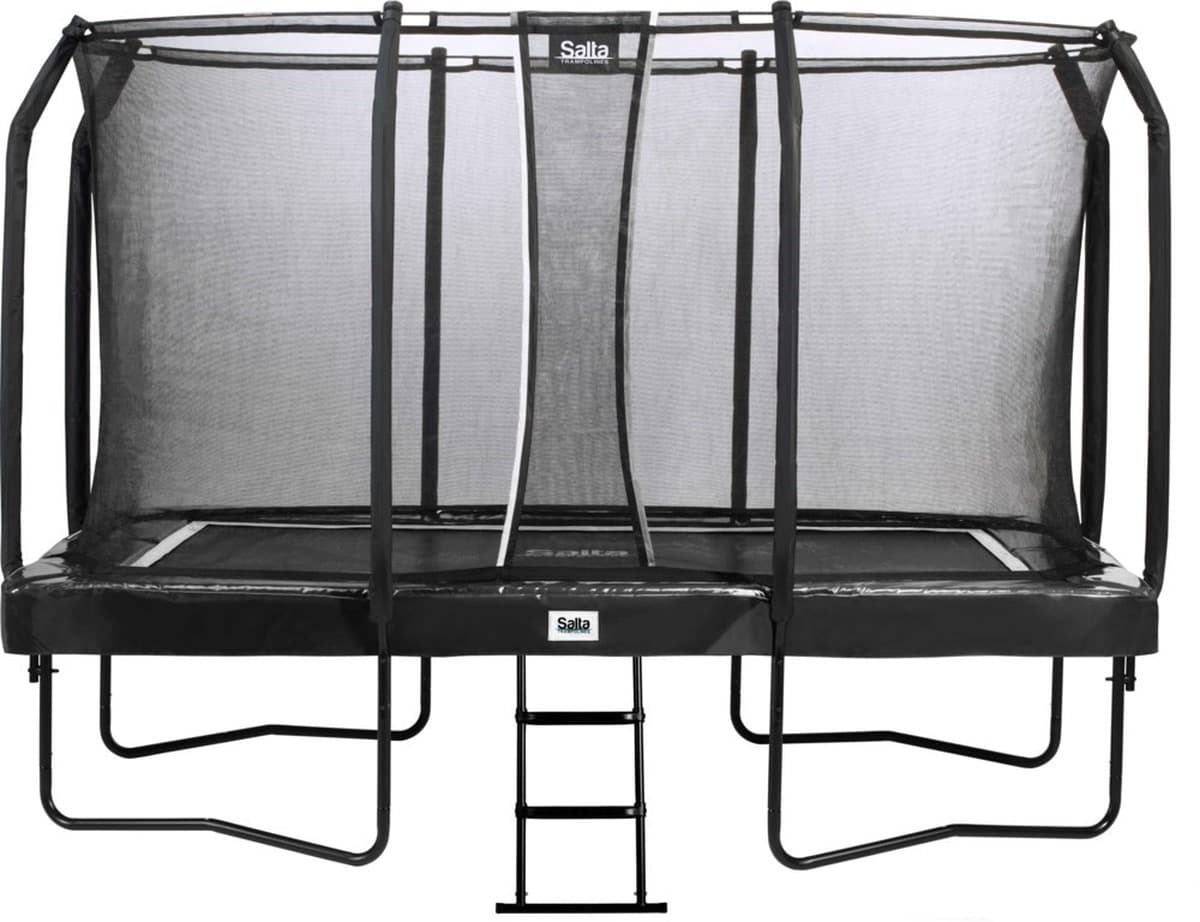 Trampolina ogrodowa Salta First Class 214 x 366 cm - prostokątna, biała