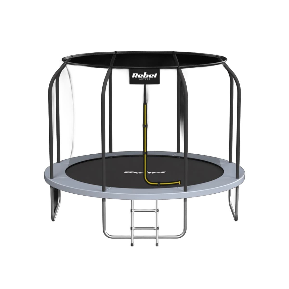 Trampolina Rebel Active PRO 8ft/244 cm z siatką i drabinką