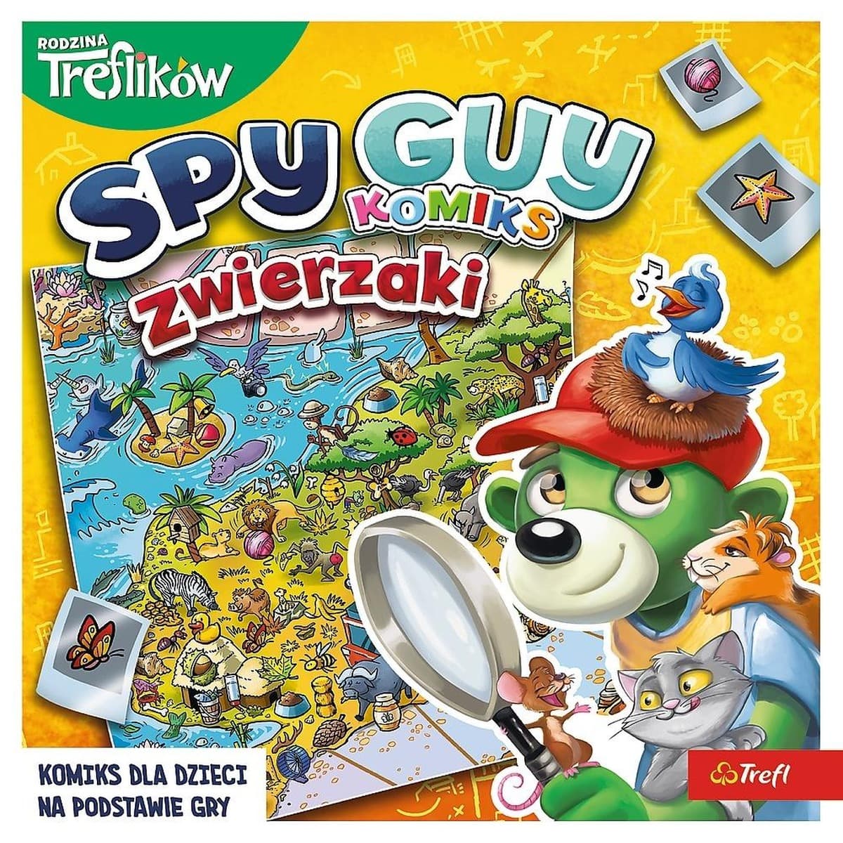Trefl Komiks dla dzieci - Trefliki i Spy Guy. Zwierzaki
