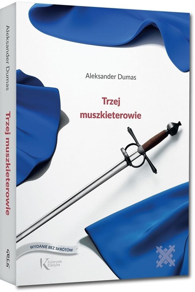 Trzej muszkieterowie Kolorowa Klasyka wydanie w twardej oprawie