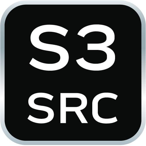 Trzewiki robocze skórzane S3 SRC, stalowy podnosek, rozmiar 45