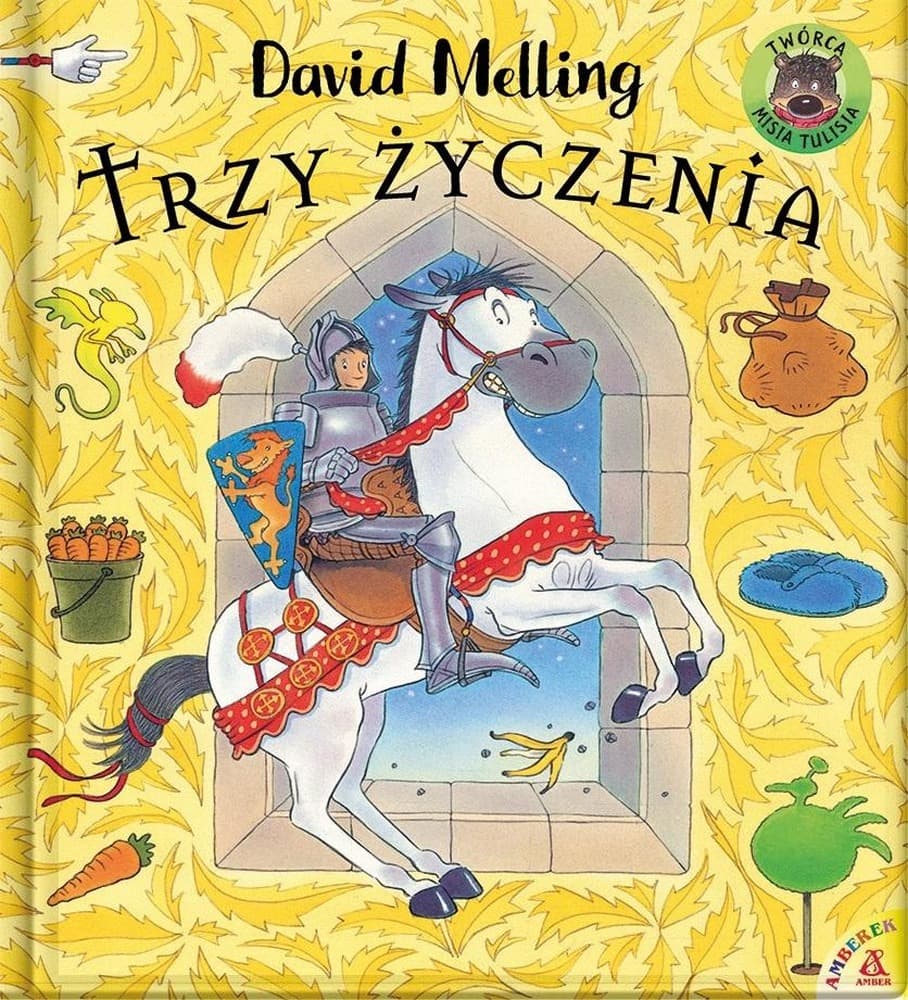 Trzy życzenia David Melling, twarda oprawa