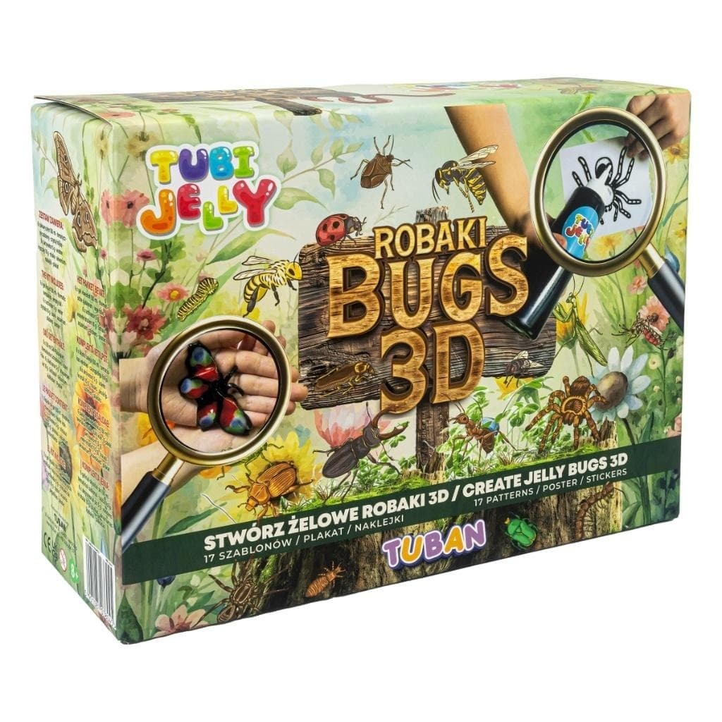 TUBAN Zestaw Tubi Jelly Bugs 3D do Tworzenia Figurek