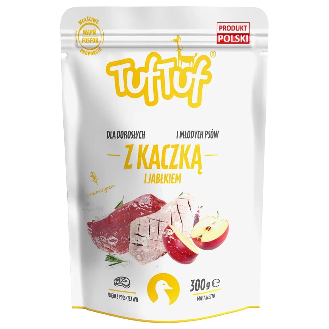Saszetka mielonka z kaczką dla psa Tuf Tuf 300g