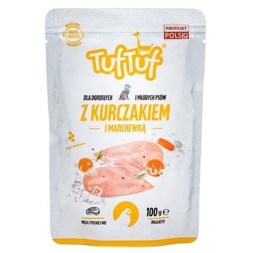 Tuf Tuf Mielonka z Kurczakiem dla psa 100g