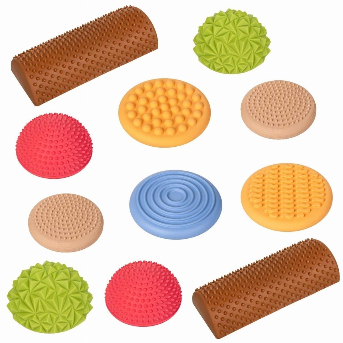 Tullo Fizjo ścieżka sensoryczna pastelowa 11 elementów