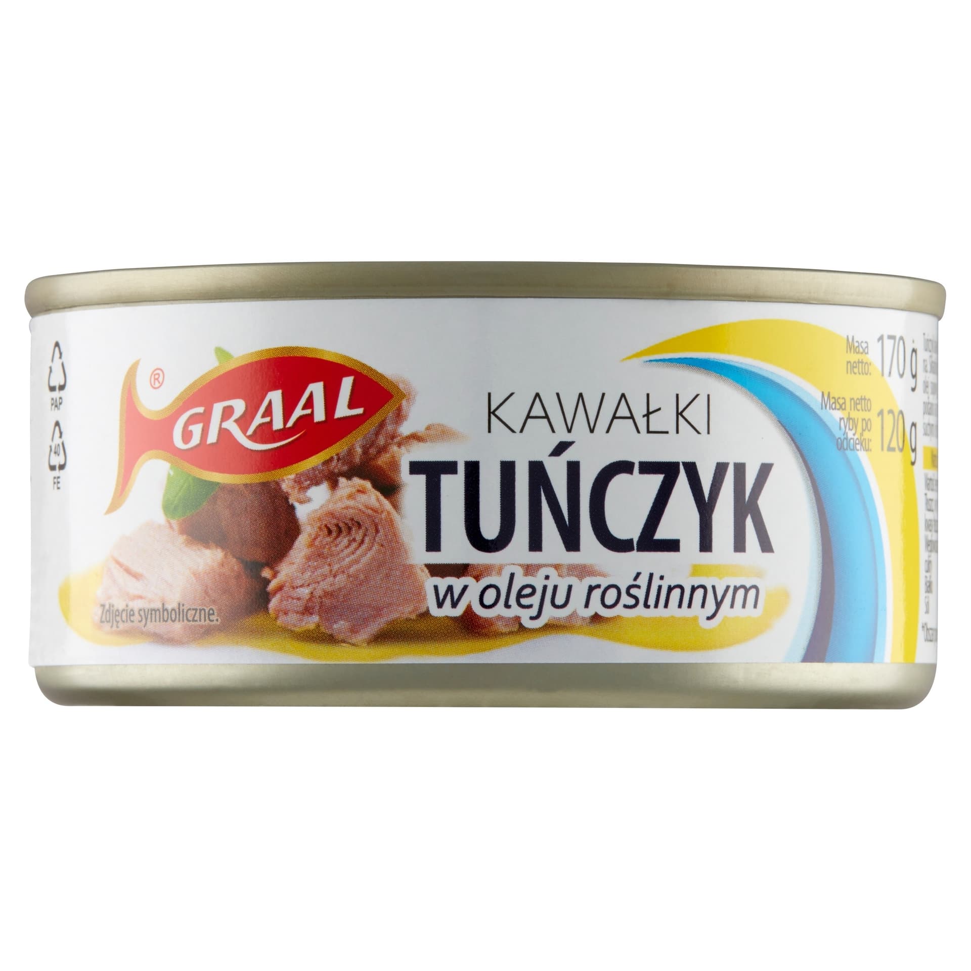 TOPSELLER Tuńczyk kawałki w zalewie z olejem roślinnym 170g