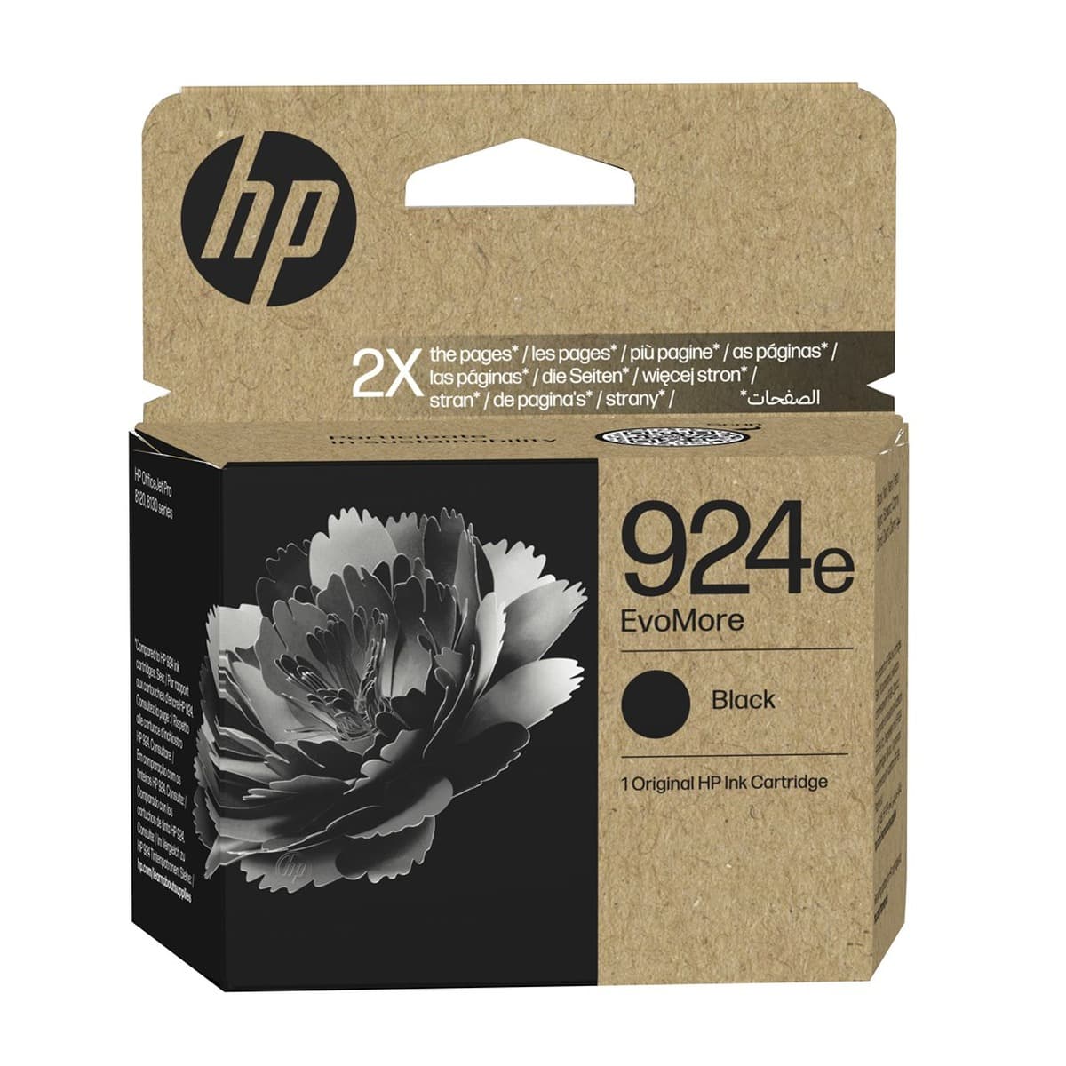 Tusz HP 924e Ink EvoMore Black 4K0V0NE