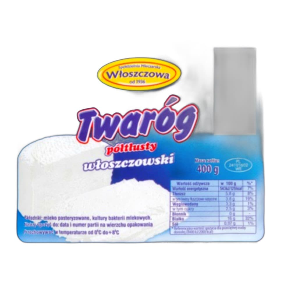 Twaróg półtłusty kostka 400 g