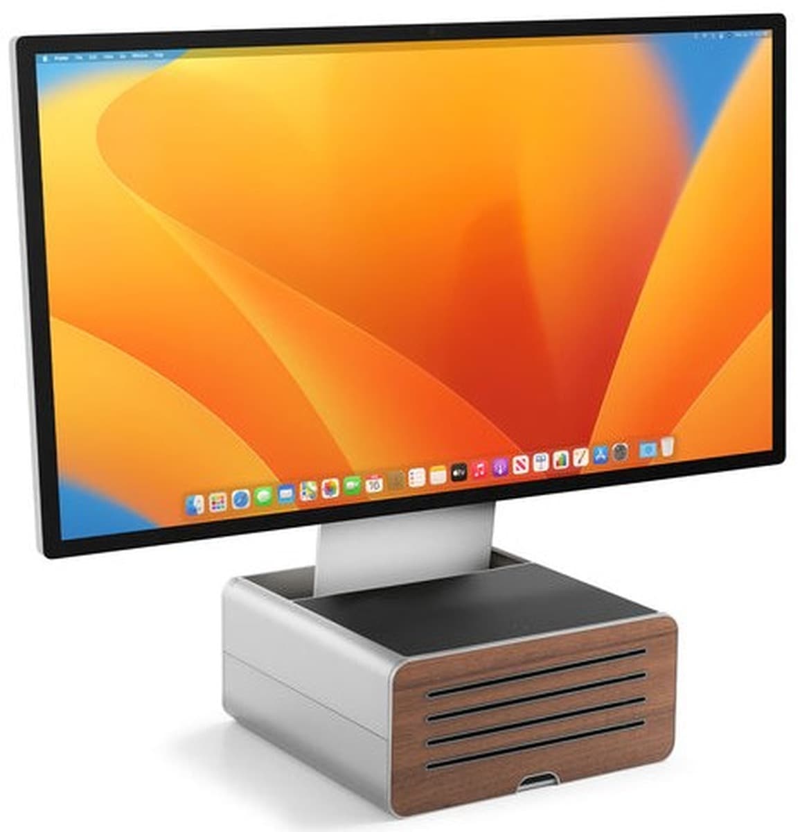 Twelve South HiRise Pro - aluminiowa podstawka do iMac i Apple Studio Display ze schowkiem (silver)