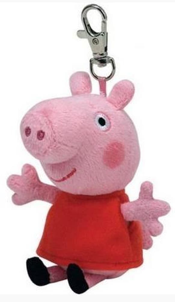 TY Beanie Babies - brelok Świnka Peppa: miękka maskotka dla dzieci