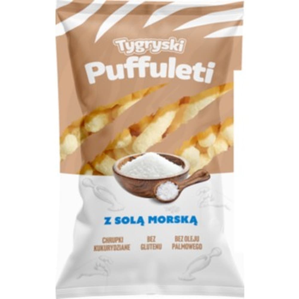 Tygryski Puffuleti z solą morską 85 g