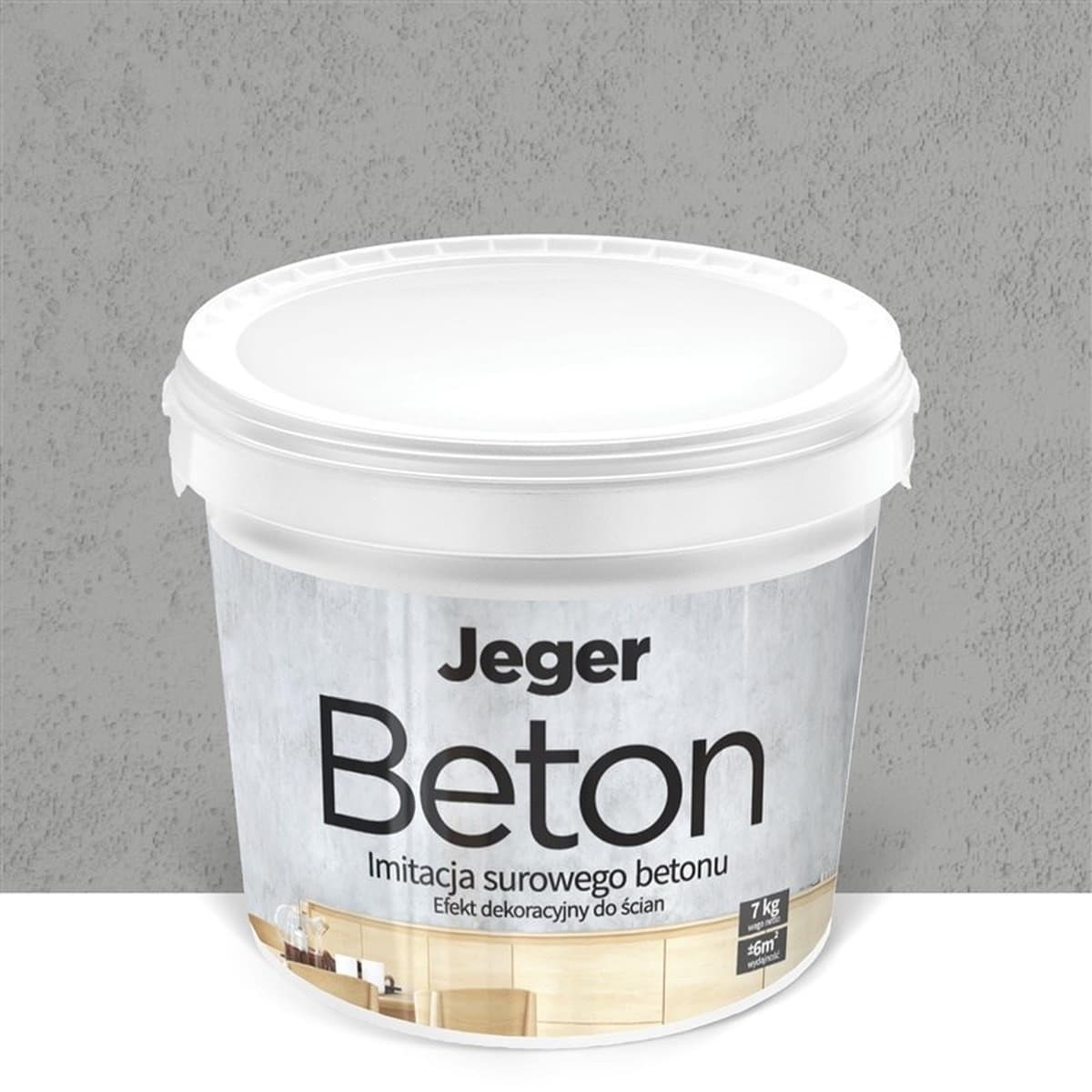 Tynk dekoracyjny Jeger Beton Napoli 7 kg