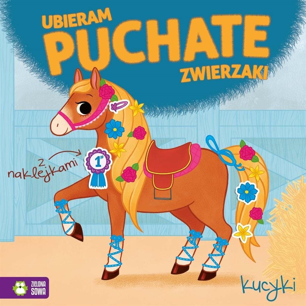 Ubieram puchate zwierzaki. Kucyki - Kolorowanka dla Dzieci