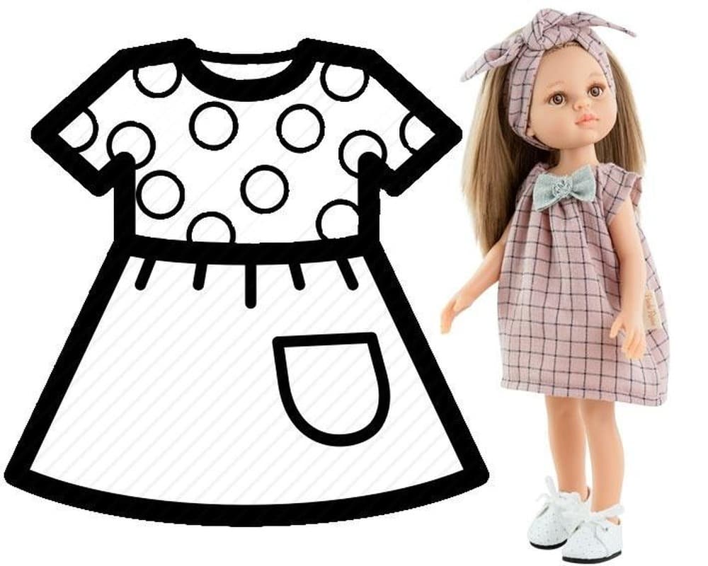 Ubranko dla lalki 32 cm Paola Reina