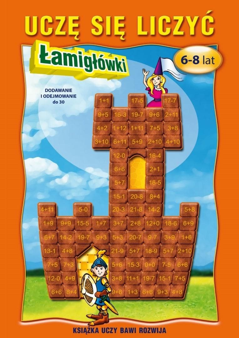 Łamigłówki Uczę się liczyć dla dzieci 6-8 lat - Beata Guzowska