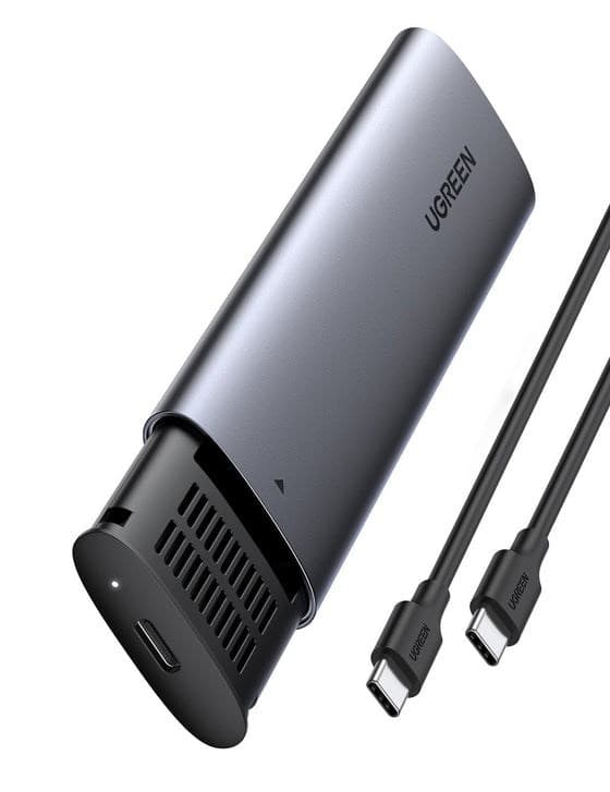 Ugreen Kieszeń na Dysk SSD M.2 obudowa USB 3.2 Gen 2 szara