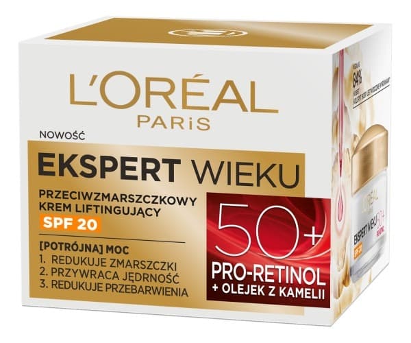 Loreal Ekspert Wieku 50+ Krem przeciwzmarszczkowy SPF20 50 ml
