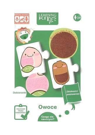 Edukacyjna układanka sensoryczna dla dzieci - Owoce
