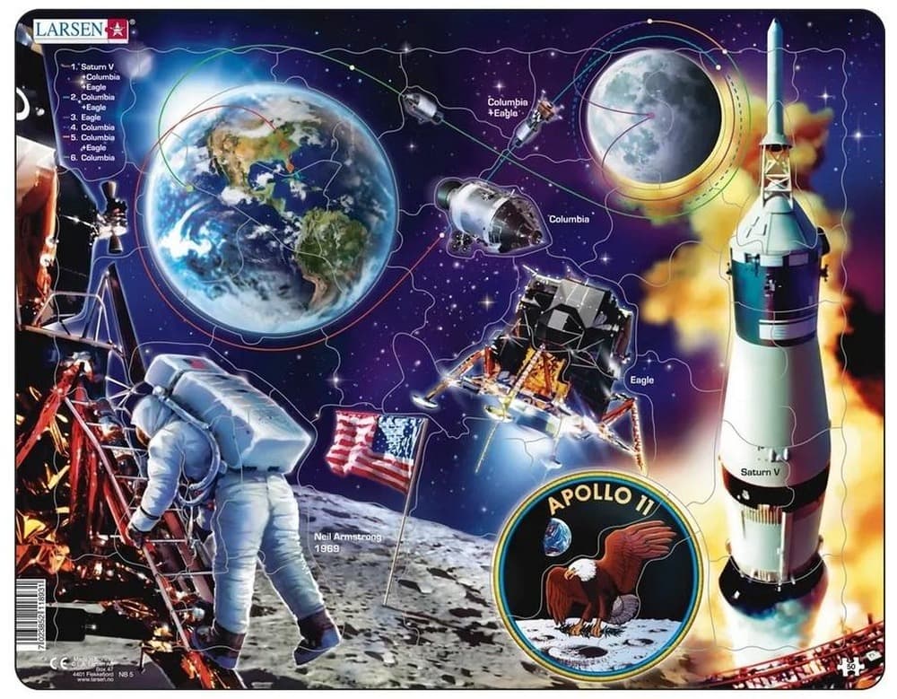 Układanka ramkowa Apollo Maxi dla dzieci