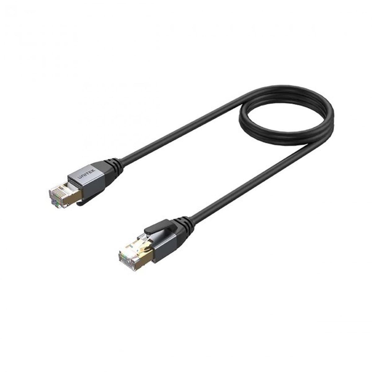 Unitek Kabel Ethernet RJ-45 LAN CAT.8 S/FTP 2 m czarny