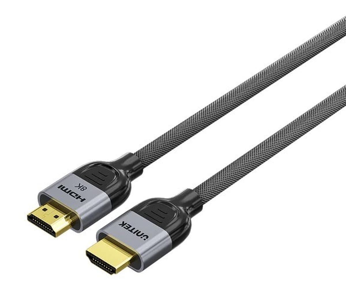 UNITEK KABEL HDMI 2.1 8K LUX OPLOT 3M - Wysokiej jakości kabel HDMI 2.1, 8K, oplot, długość 3 metry