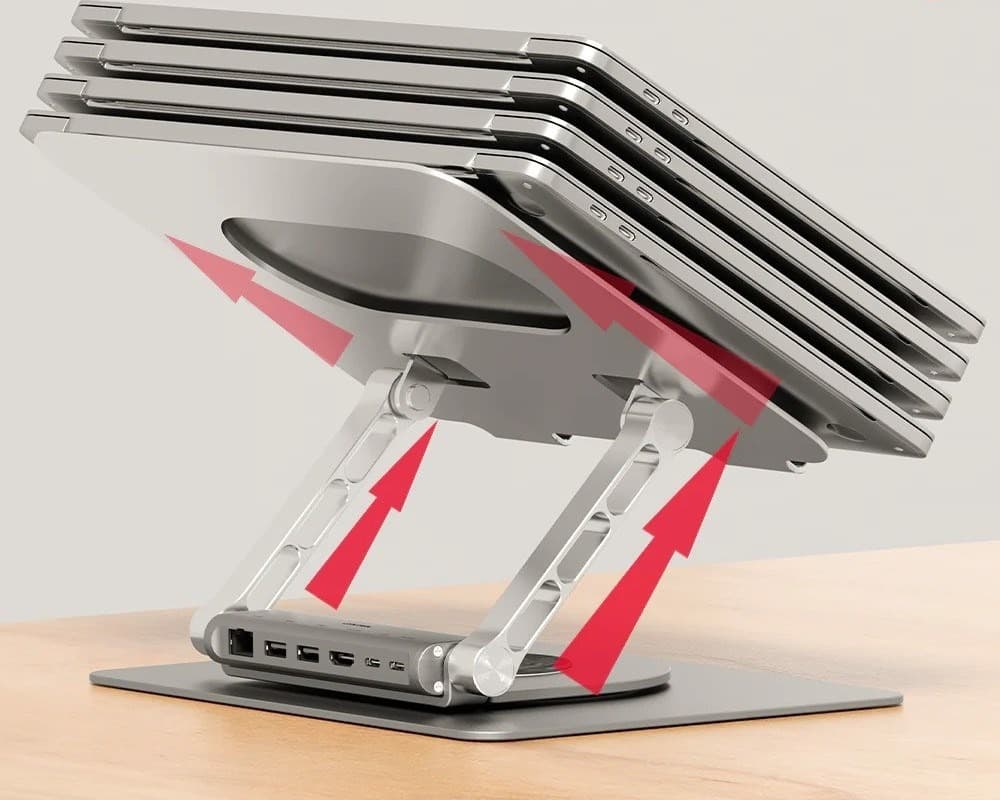 Podstawka Laptop Hub USB-C HDMI 4K PD 100W Unitek