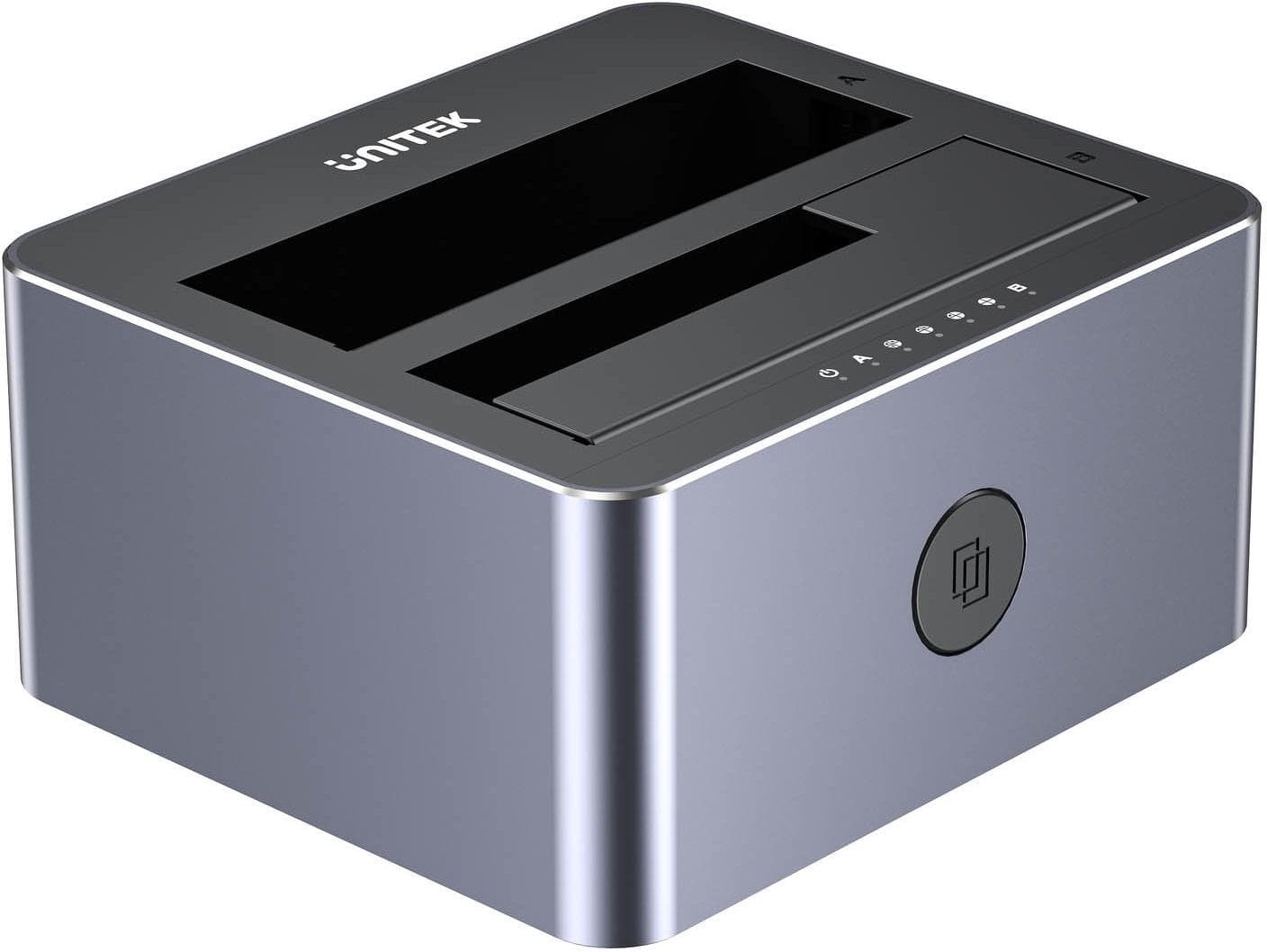 Unitek stacja dokująca do dysków 2 x SATA 2,5"/3,5" USB-C 10 Gbps