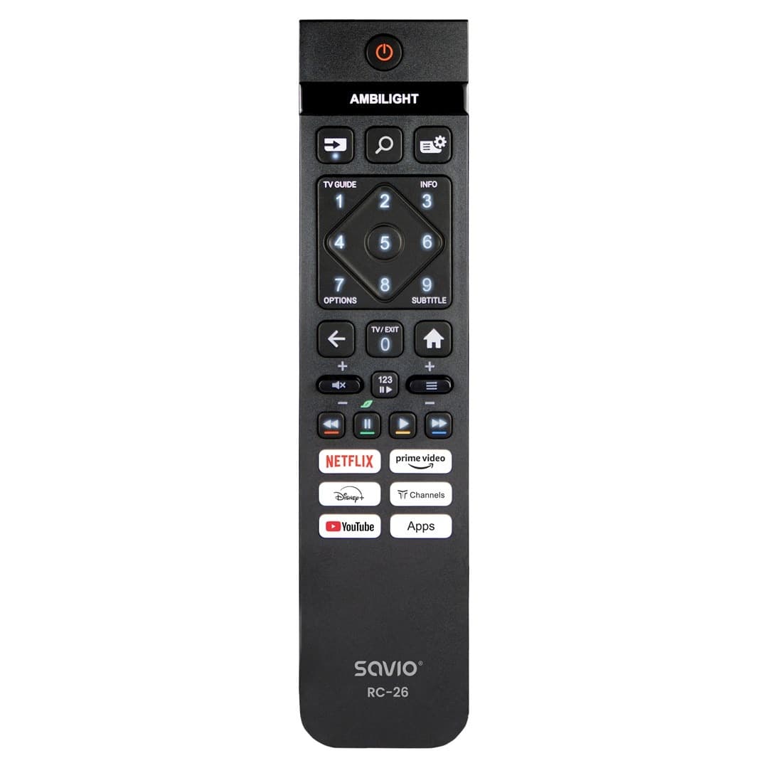 Uniwersalny pilot zamiennik do telewizora Philips Smart TV RC-26