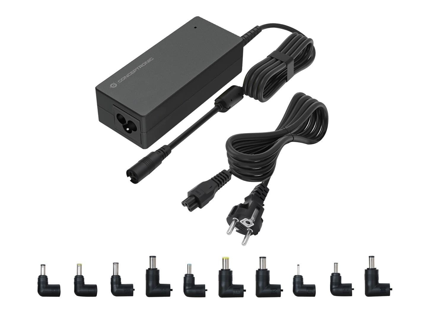 Uniwersalny zasilacz do notebooka CONCEPTRONIC 90W z 10 końcówkami