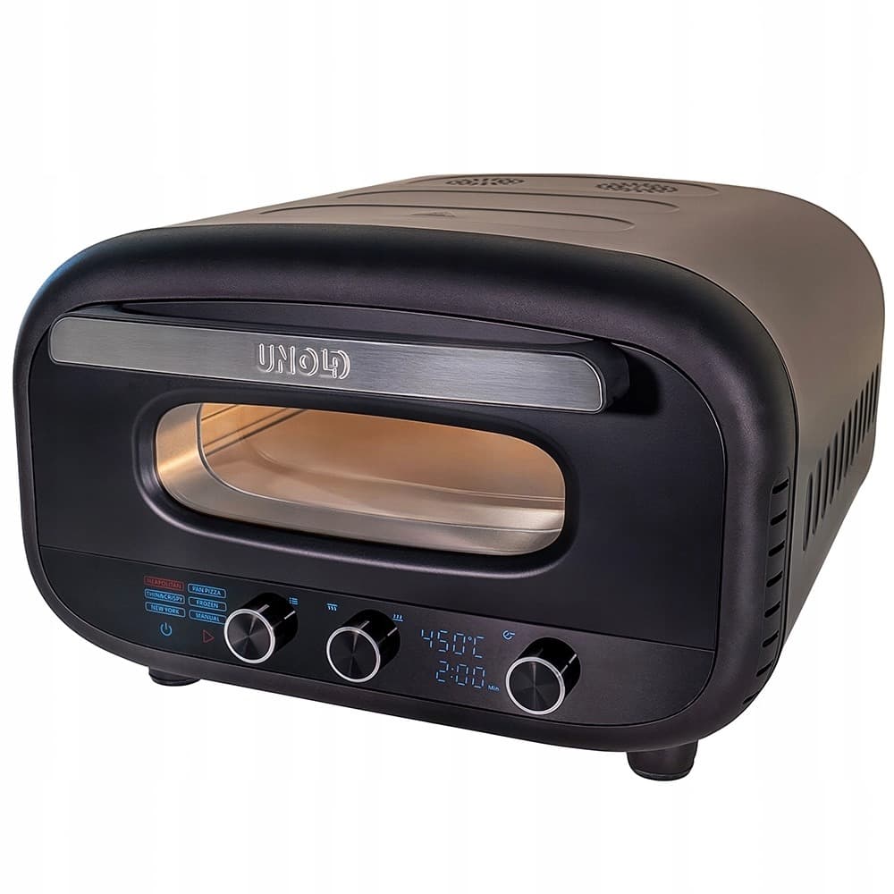 Unold Alfredo black Schwarz (68805) Piec do pizzy