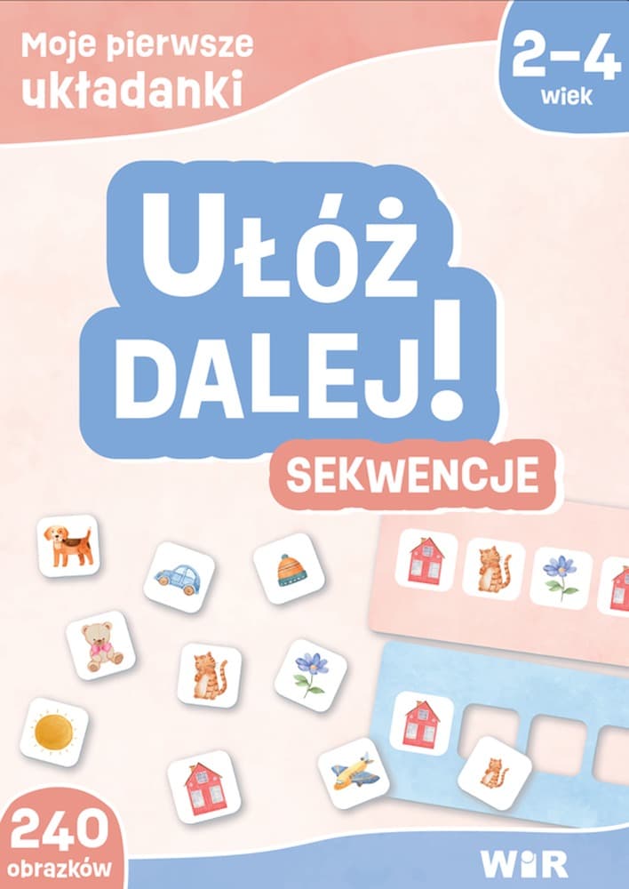 Ułóż dalej! Sekwencje Karty układanki dla dzieci