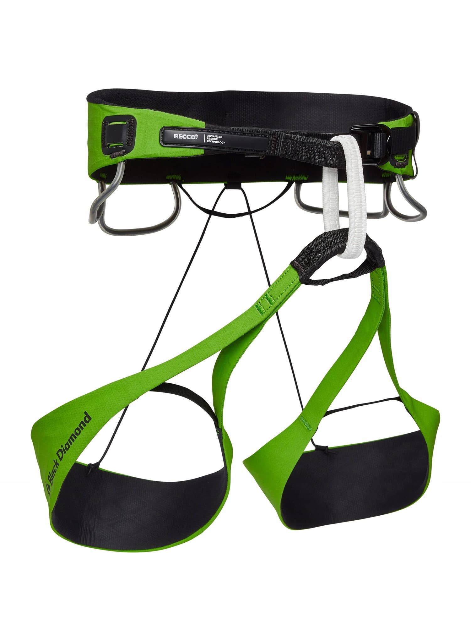 Uprząż wspinaczkowa Black Diamond Recco Vision Airnet - envy green, rozmiar M