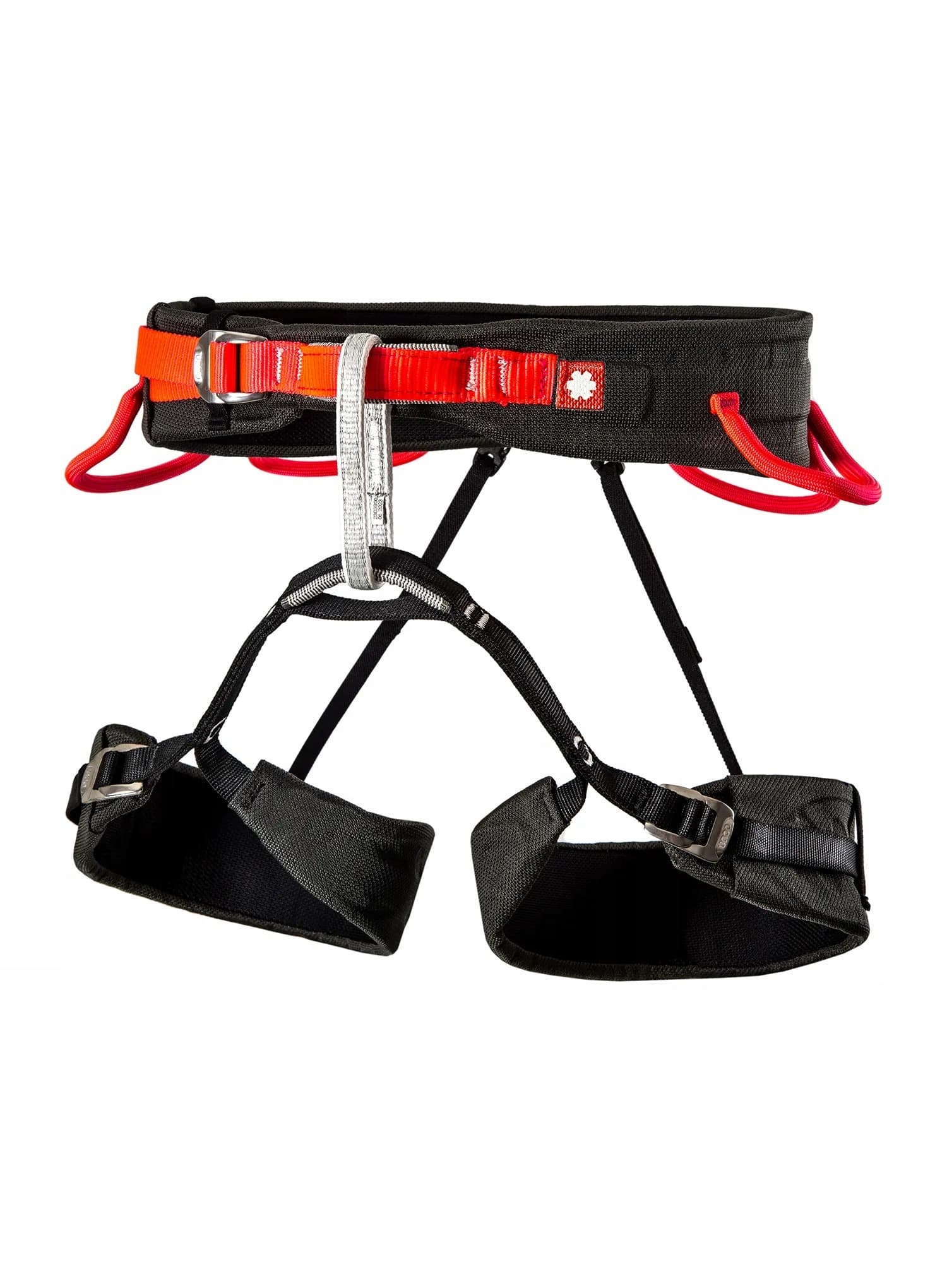 Uprząż wspinaczkowa damska Ocun Levit Lady - black/red, rozmiar L