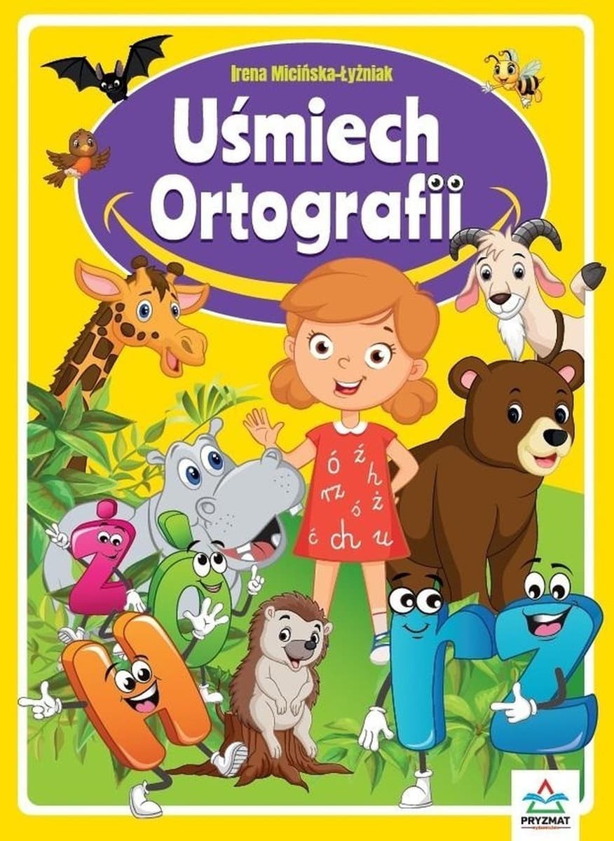 Uśmiech ortografii - książka dla dzieci Jadwiga Dejko, 80 stron