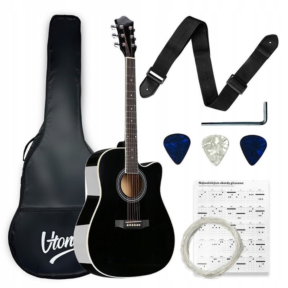 V-TONE AG Two BK - gitara akustyczna 4/4, czarna