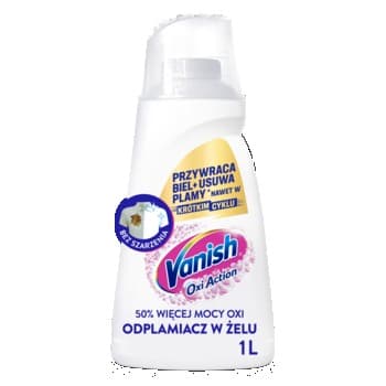 Vanish Żel do tkanin białych Oxi Action 1 litr