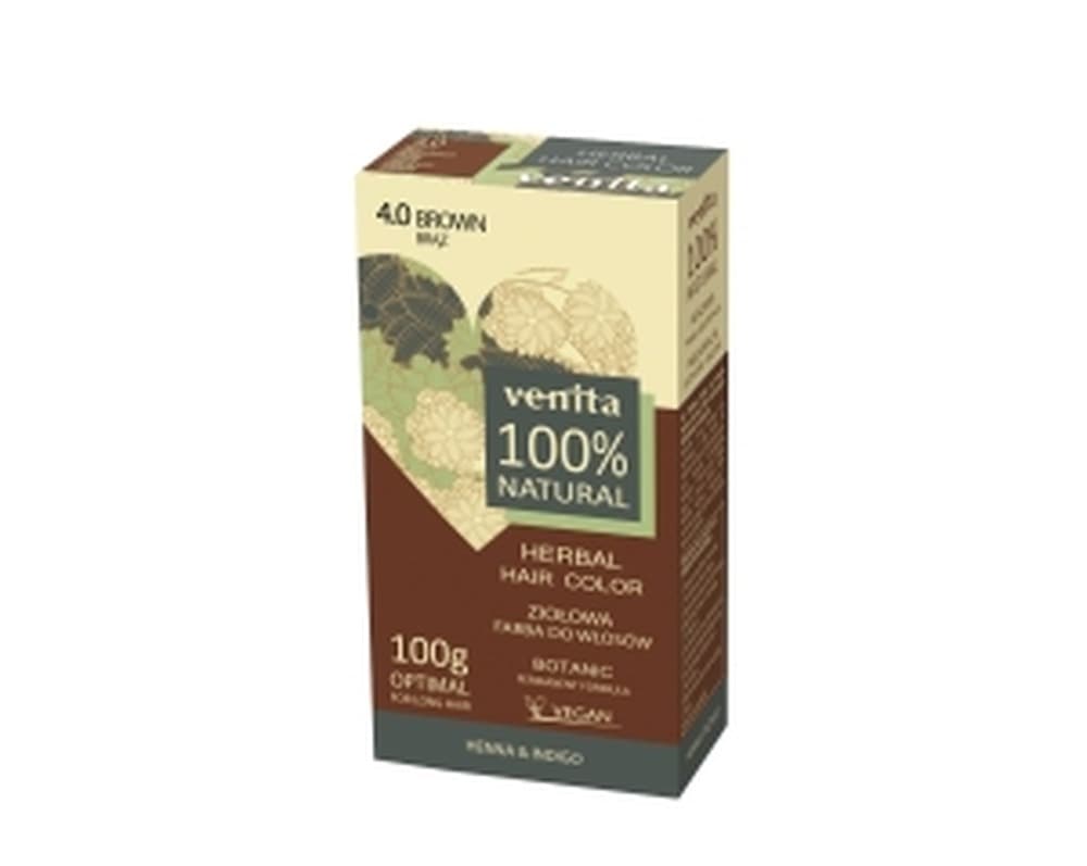 Venita Natural Color Farba do Włosów 4.0 Brazylijski Brąz