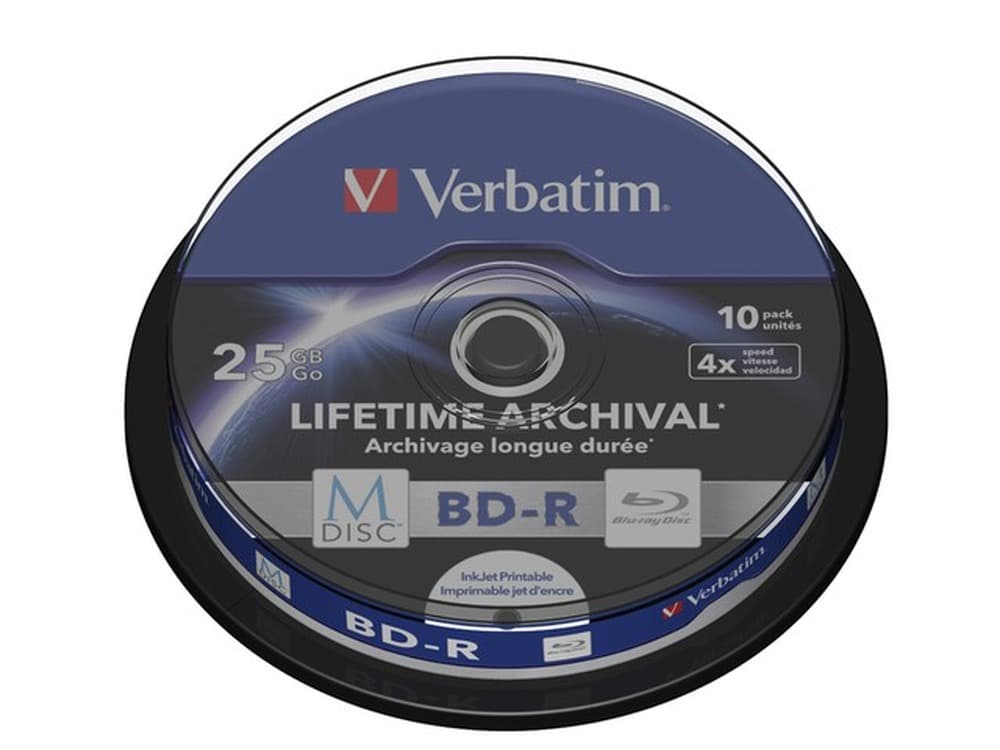 Verbatim M-Disc 4x BD-R 25 GB - 10 sztuk