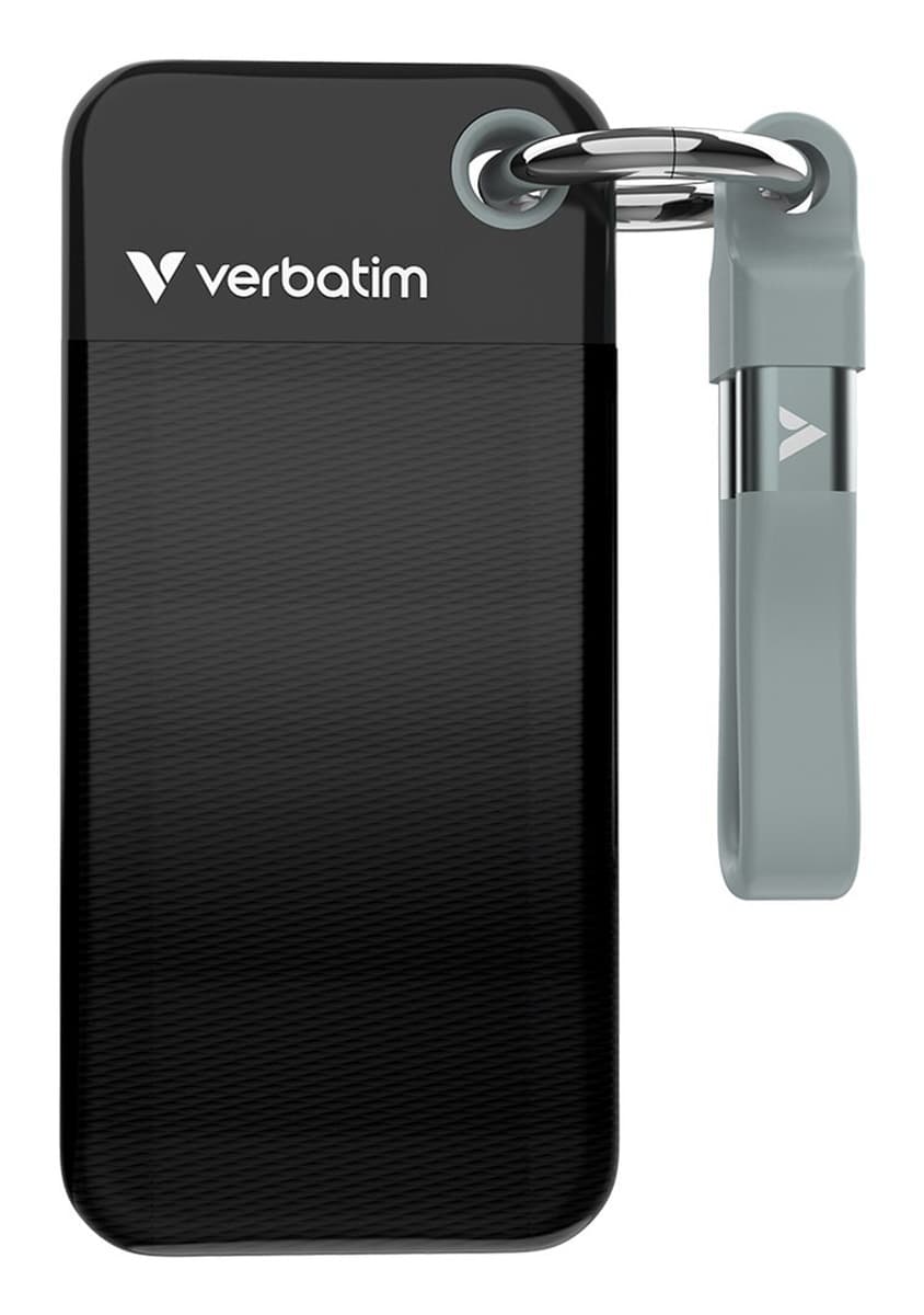 Verbatim Pocket SSD 2 TB USB-C 3.2 Gen 2 Czarno-Szary