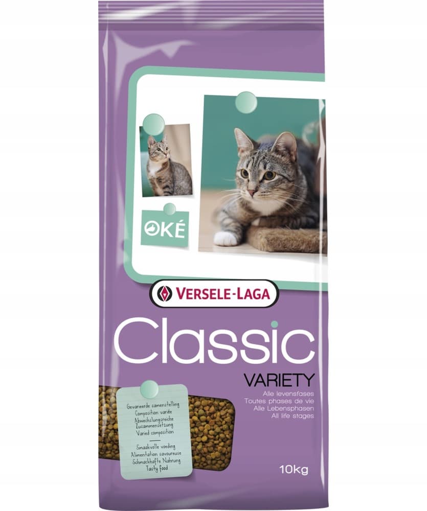 VERSELE LAGA Classic Cat Variety - sucha karma dla kota 10 kg