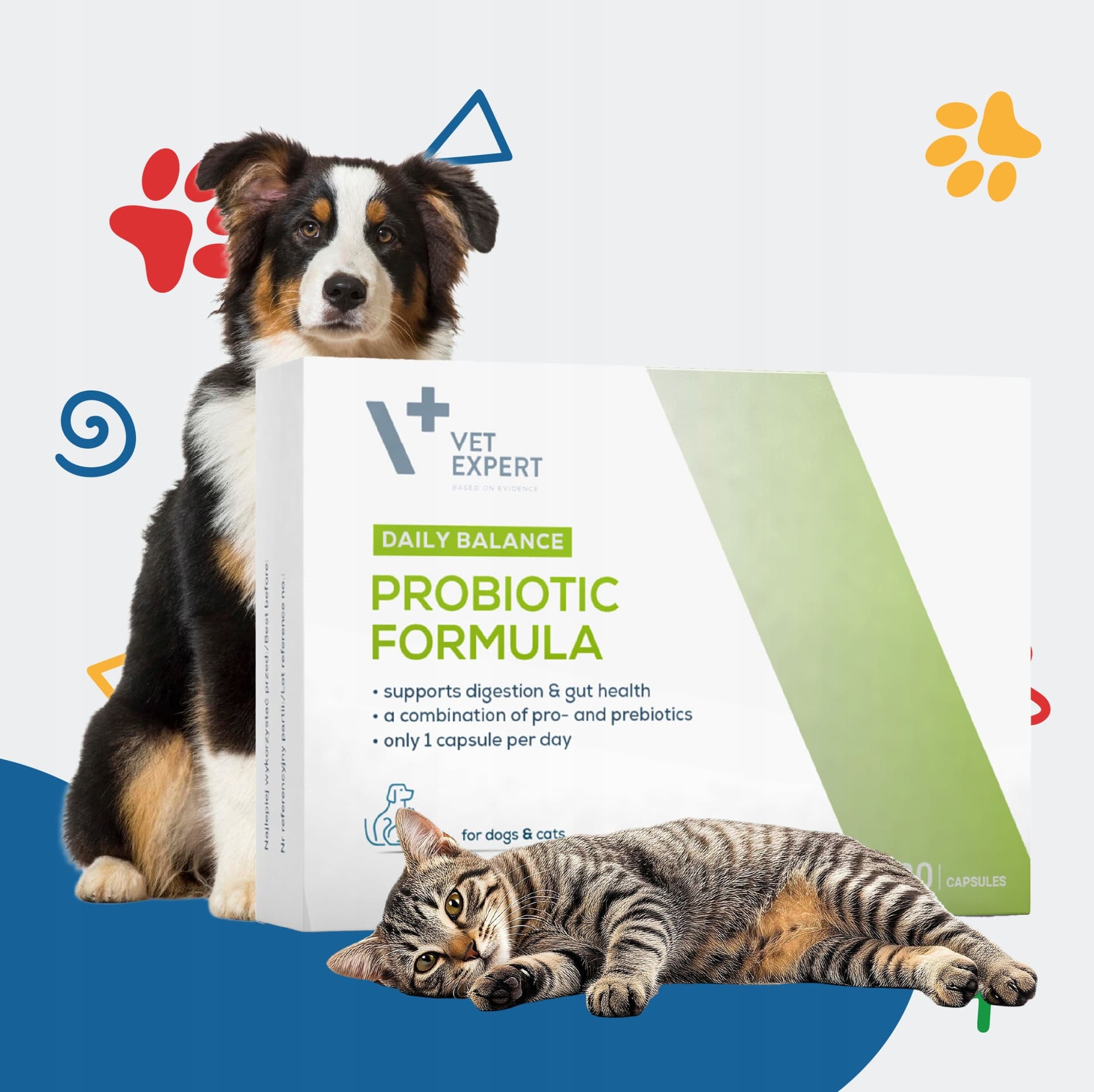 VetExpert Probiotic Formula Suplement dla psów i kotów 30 kapsułek