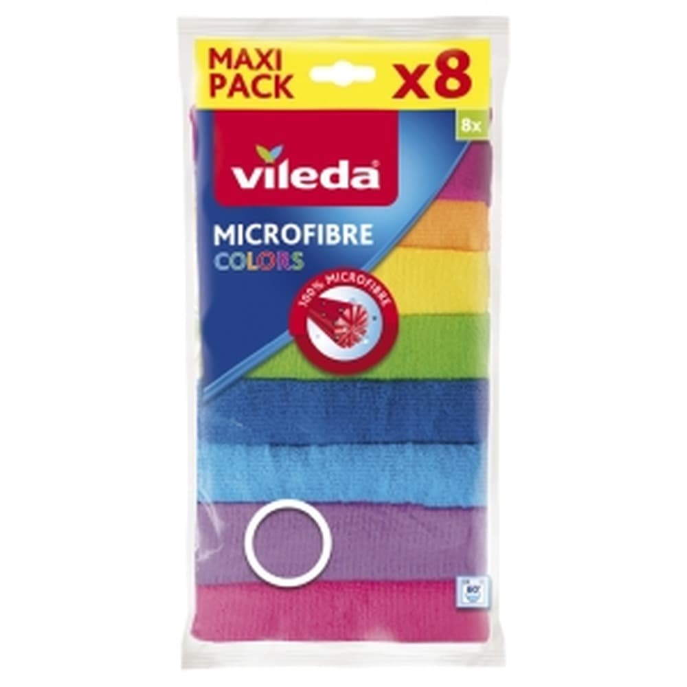 Vileda Ściereczka Kolorowa A8 z Mikrofibry 30x30 cm
