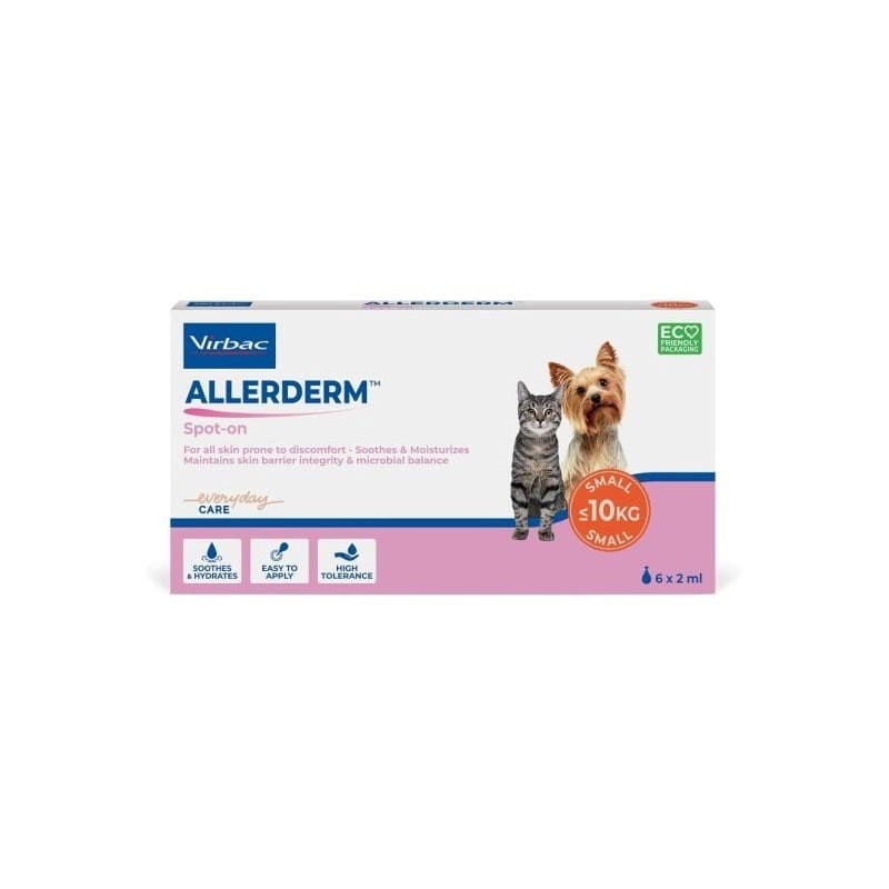 Virbac Allerderm Szampon Dermatologiczny dla Skóry Normalnej Psów i Kotów 250 ml