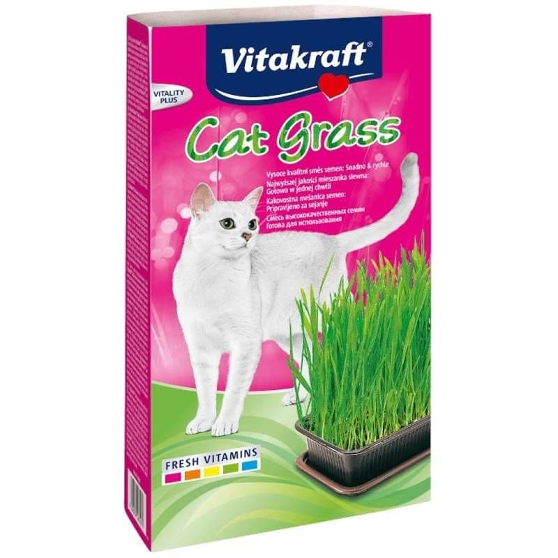 Vitakraft Cat Grass zestaw dla kota 120 g